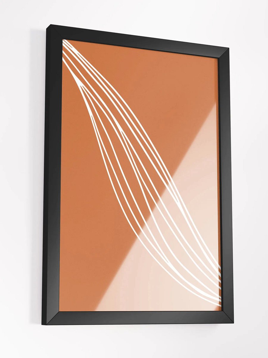Flowing Lines Framed Matte Poster product image (16)