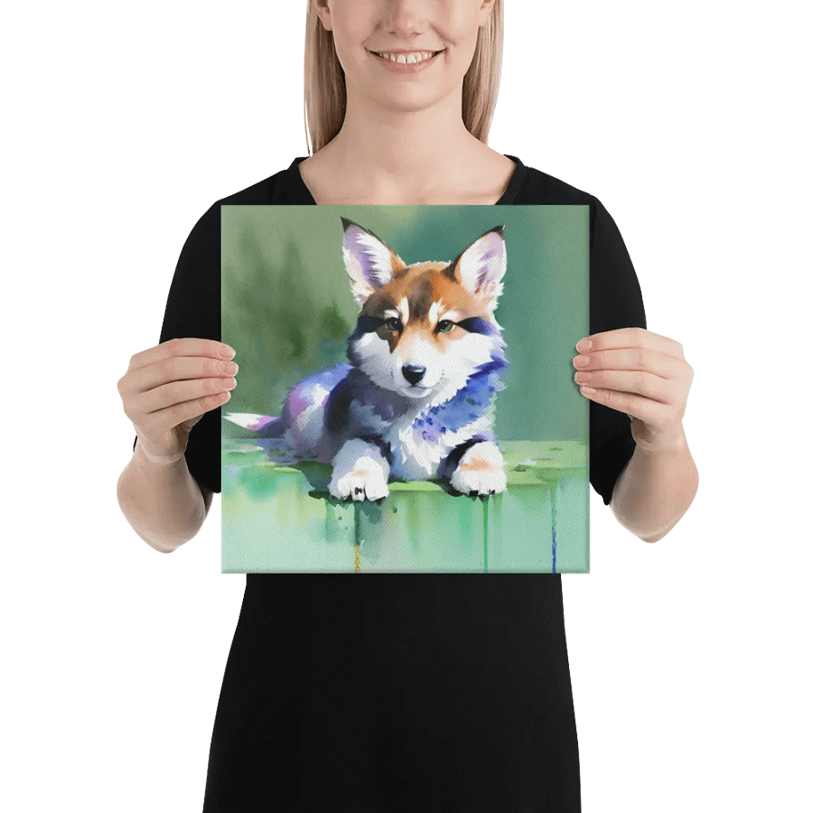 Cute Dog Digital Painting - v3 product image (2)