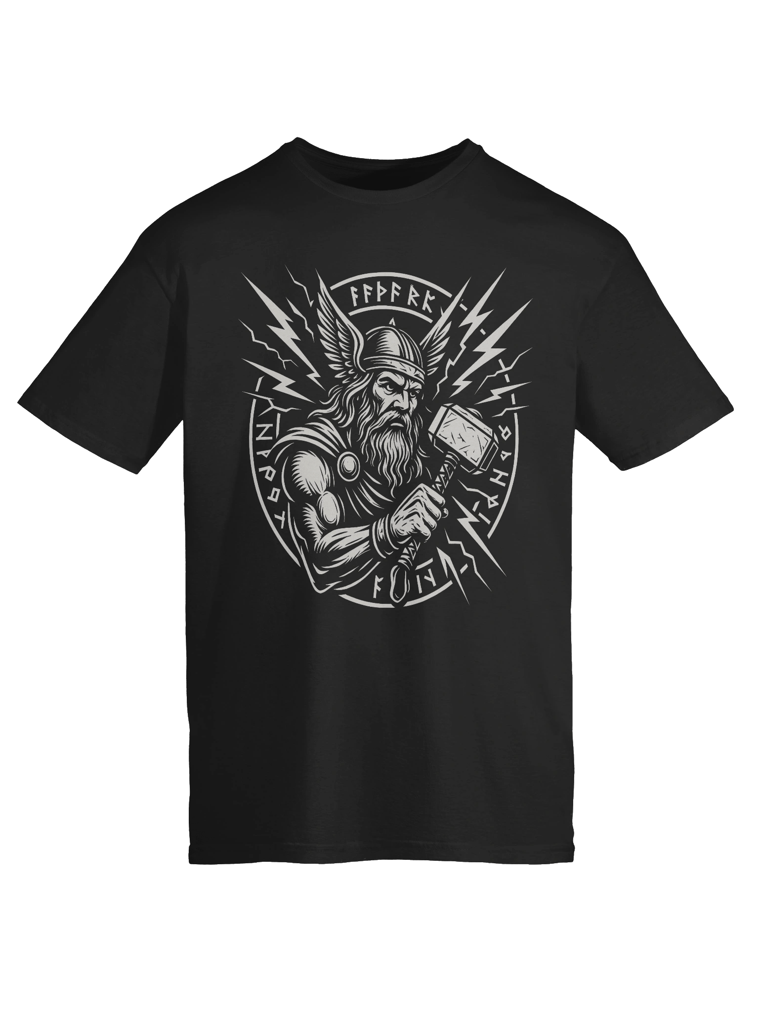 Gildan Unisex Softstyle T-Shirt – Thor God of Thunder Viking Print product image (9)