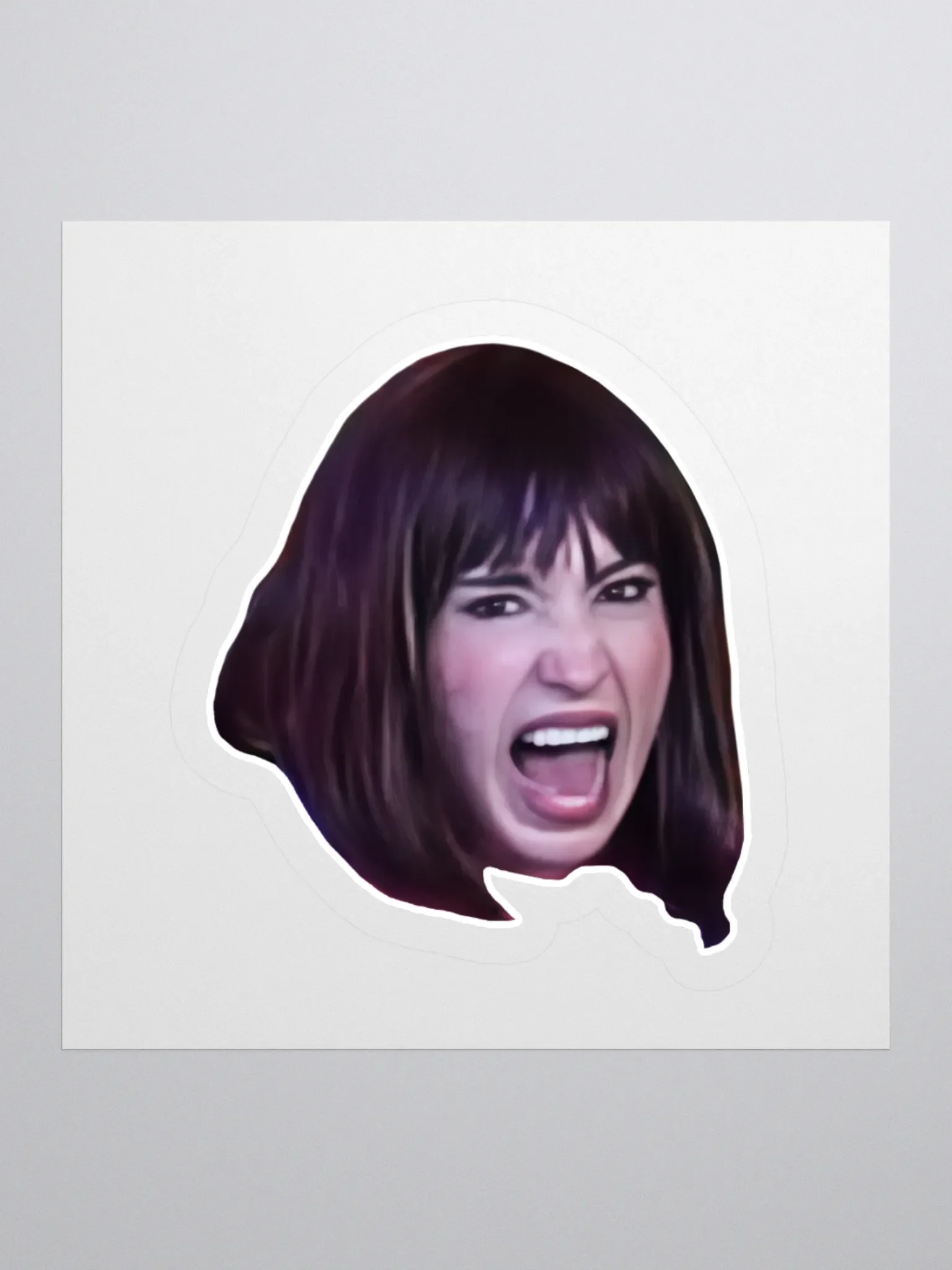 Sunfyre Screaming Face Sticker product image (2)