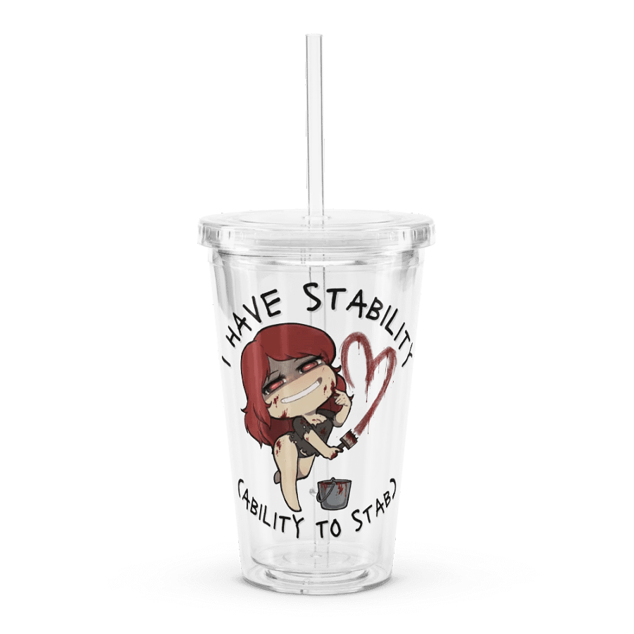 Stabbed Heart Chibi Tumbler product image (1)
