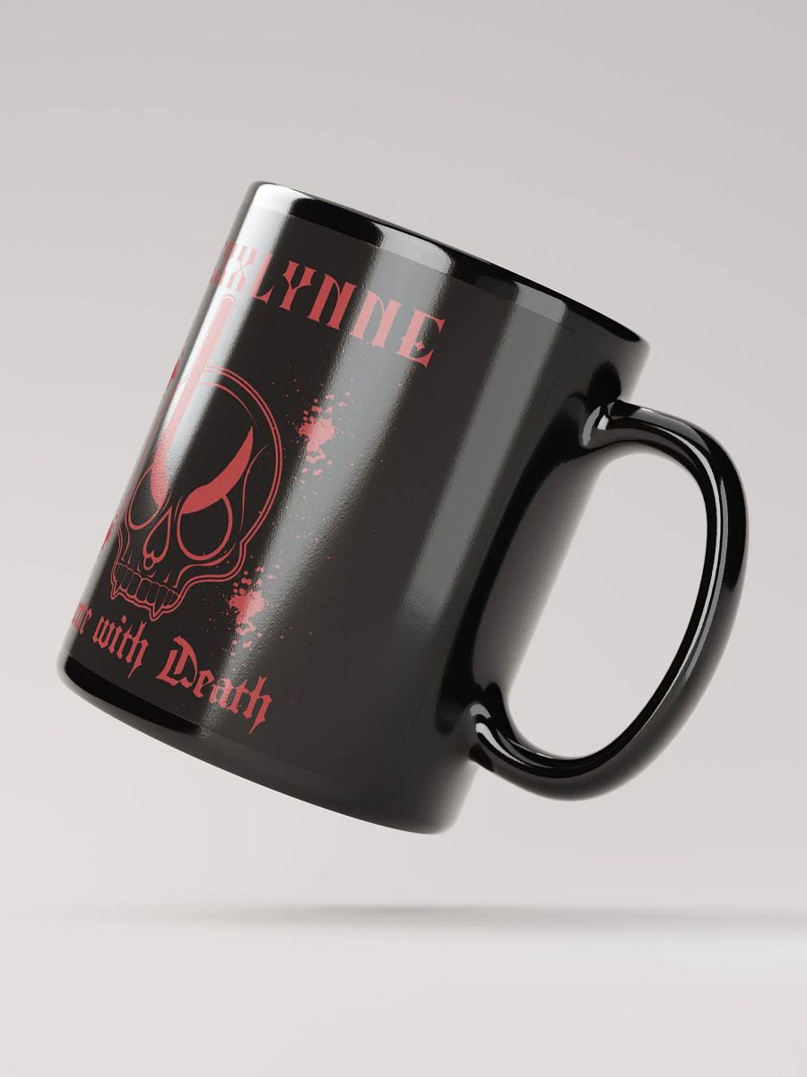 DANCE WITH DEATH BLACK GLOSSY MUG product image (3)