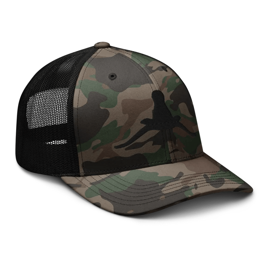 HORNS DOWN Camouflage Trucker Hat for Outdoor Enthusiasts product image (8)