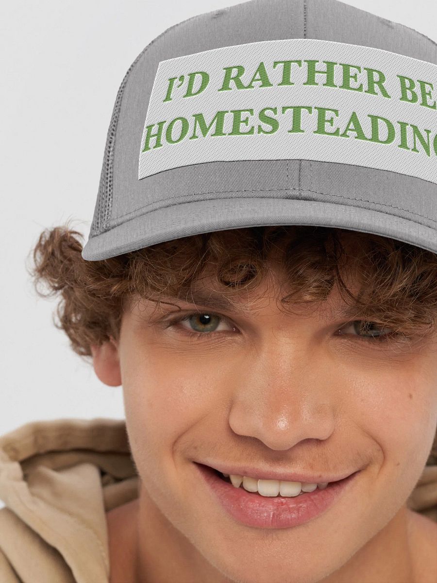 Homesteading Trucker Hat product image (8)
