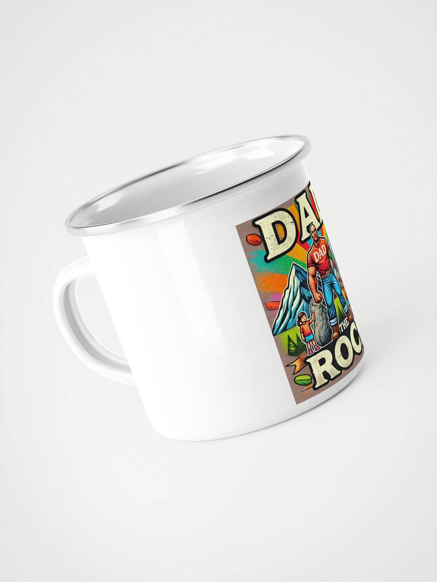 Dad The Rock Enamel Mug product image (4)