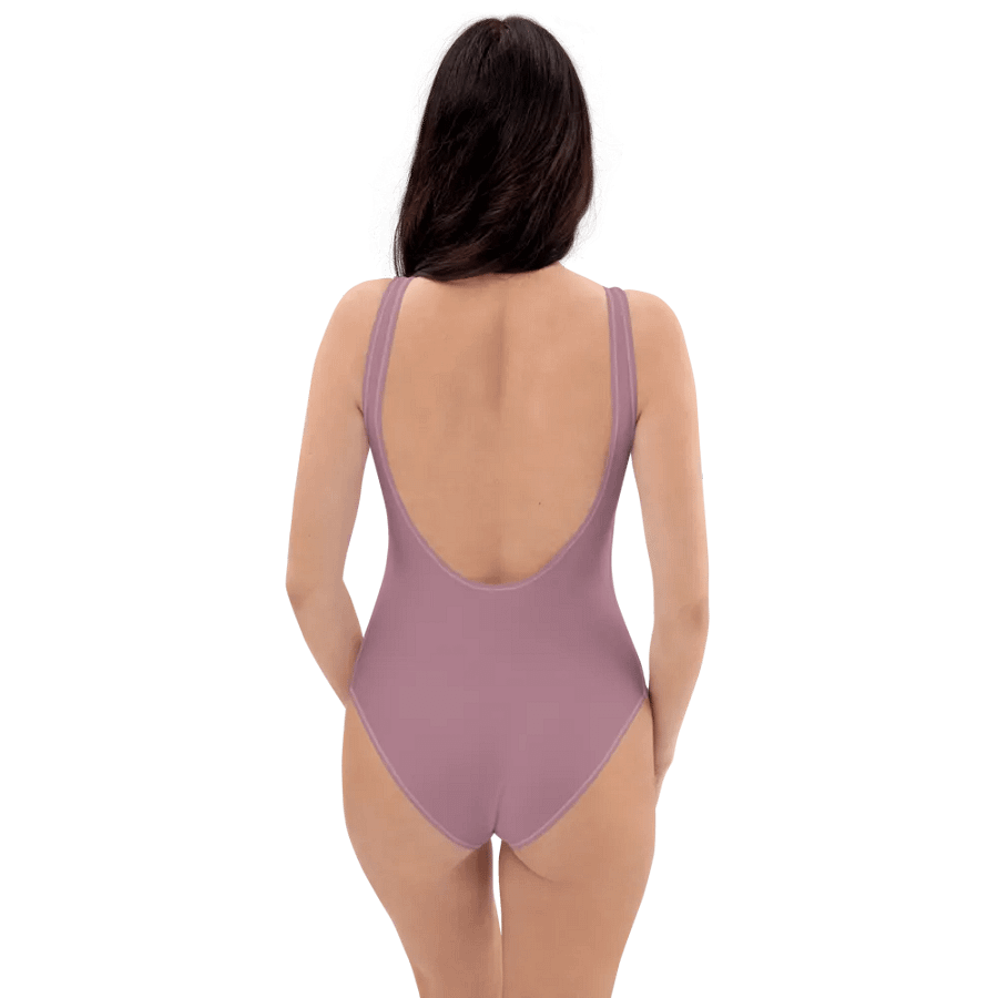 Bubbly and a B*tch (blush shadow design) one piece swimsuit product image (4)