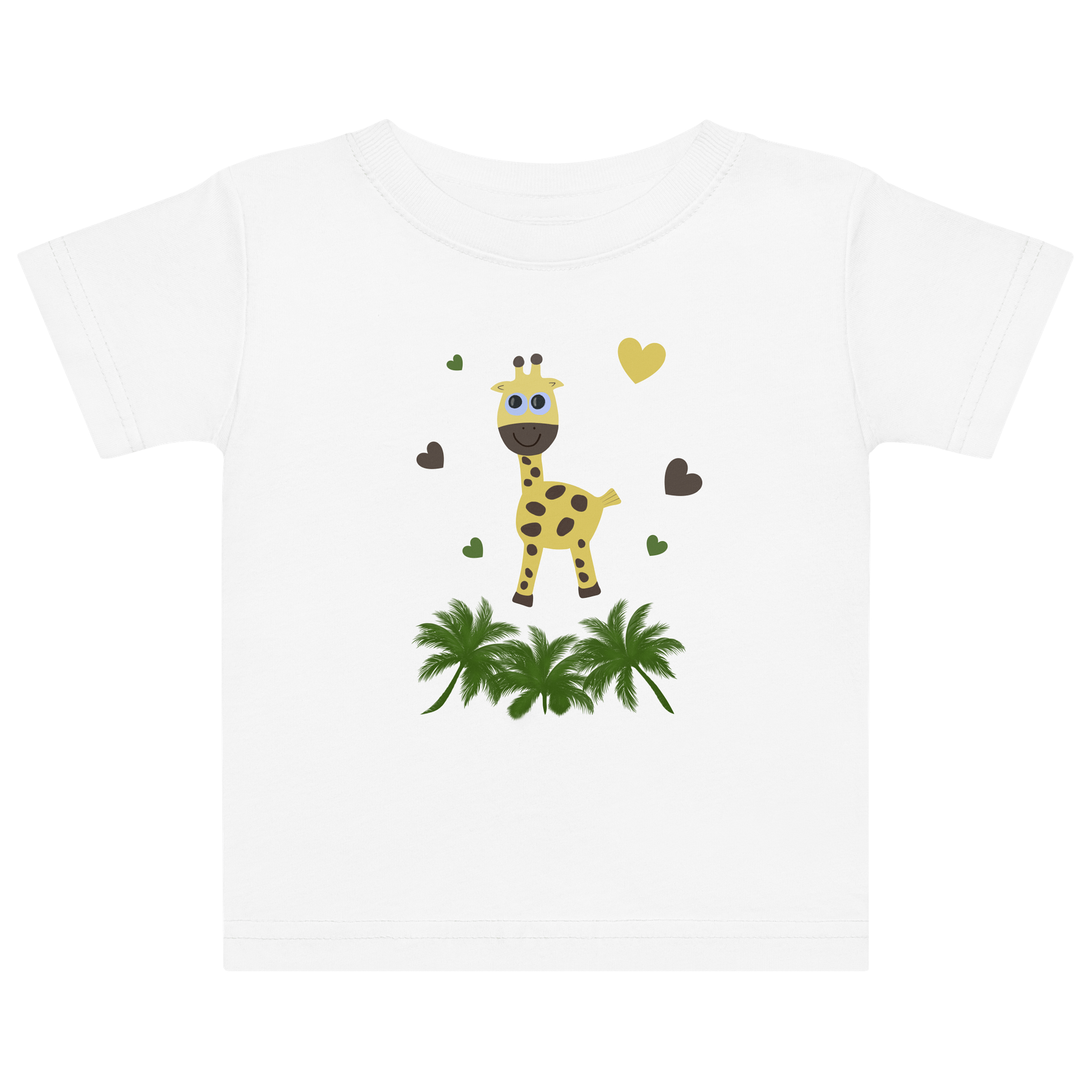 Giraffe Love Baby Jersey T-Shirt product image (1)