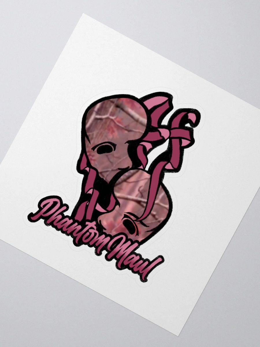 Pink Woodland Camo Logo Sticker product image (6)