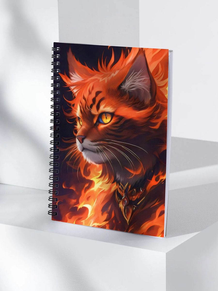Inferno Cat Spiral Notebook product image (4)