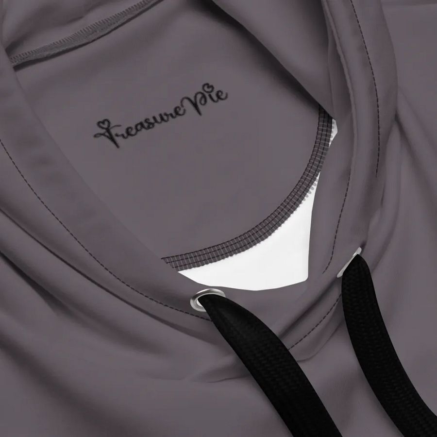Plain Dark Brown Light Summer Unisex Recycled Polyester Heavyweight Premium Hoodie by Treasure Pie product image (5)