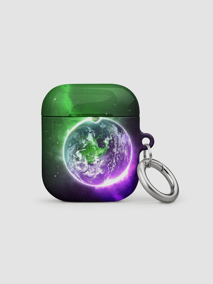 Green&Purple Space Case for AirPodsÂ® product image (1)