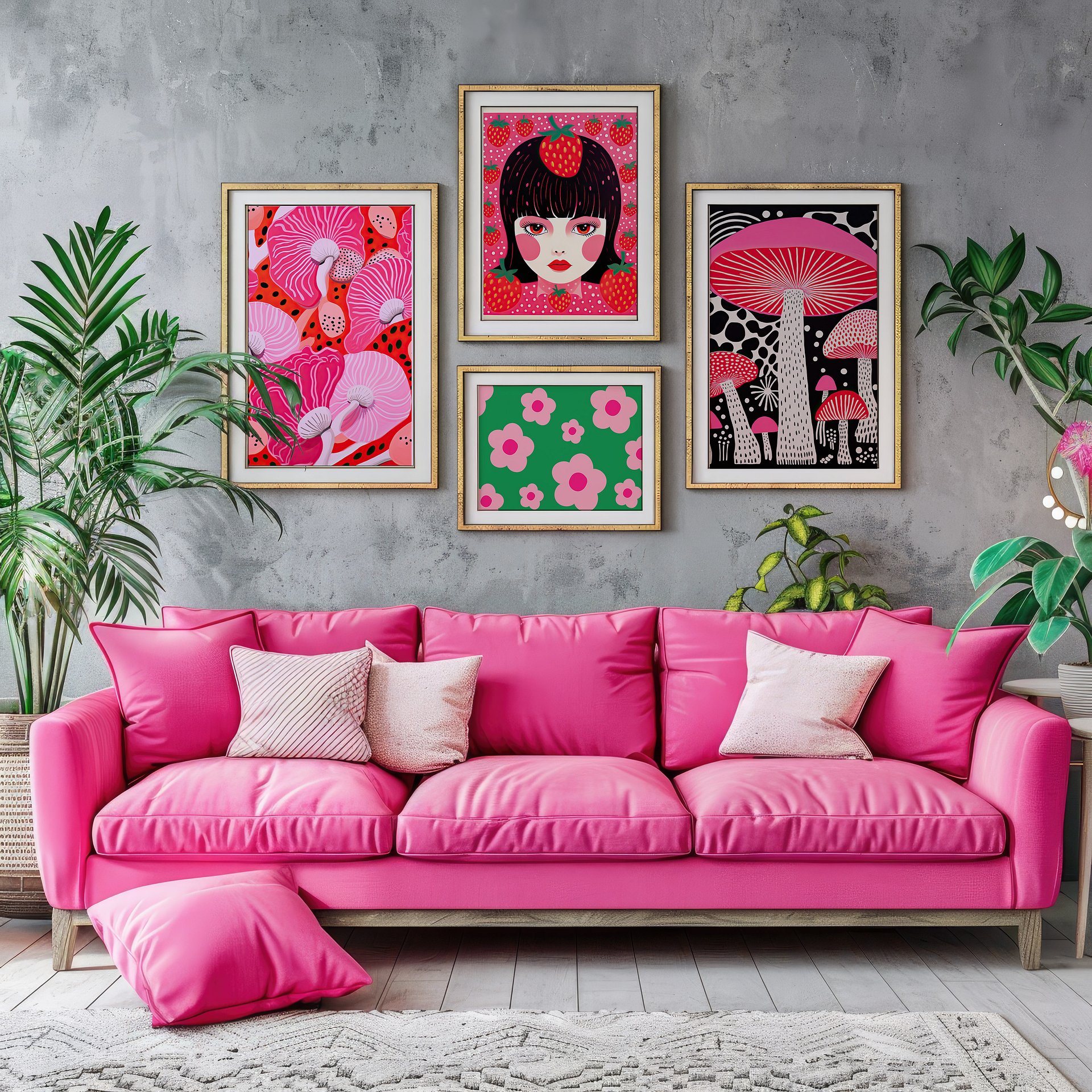 Funky Gallery Wall Set of 12 Colorful DIGITAL Prints product image (4)