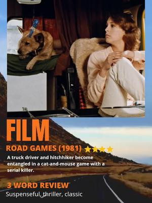 #filmreview  #filmrecommendation  #80s  #horrortok  #horrormovie  #roadgames 