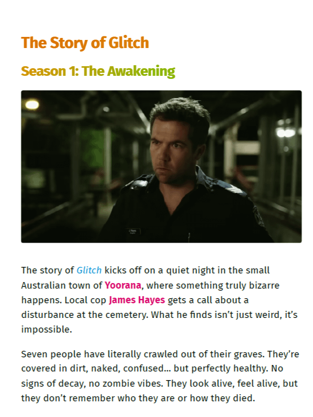 Glitch TV Series Companion Book product image (2)