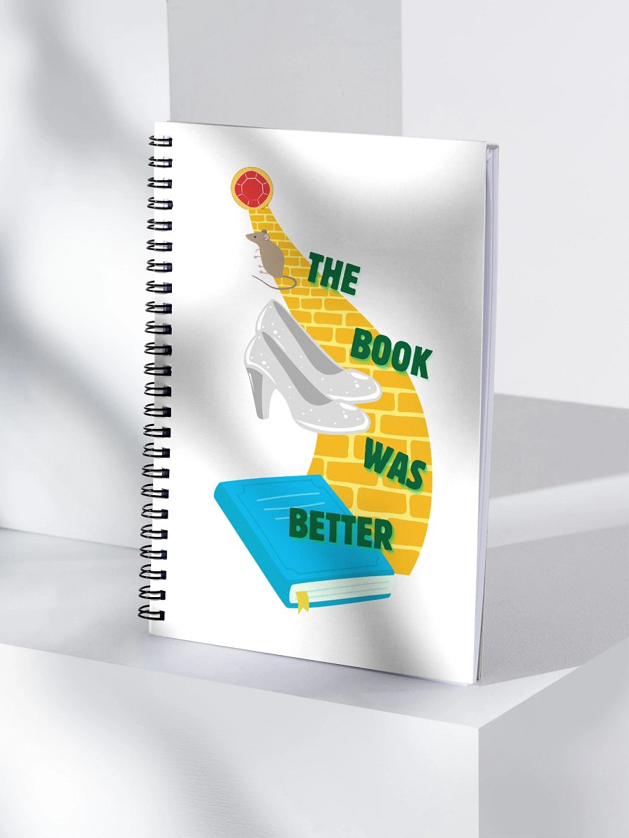 The Book Was Better Spiral Notebook product image (4)