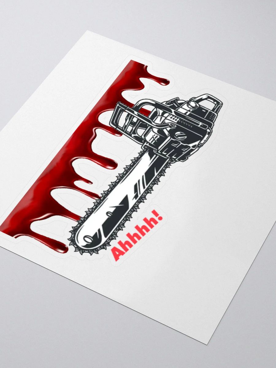 Chainsaw Scare! Sticker product image (8)