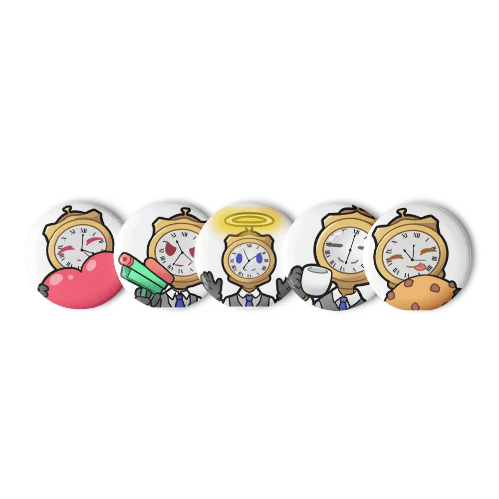Time Emote Pin Set product image (11)