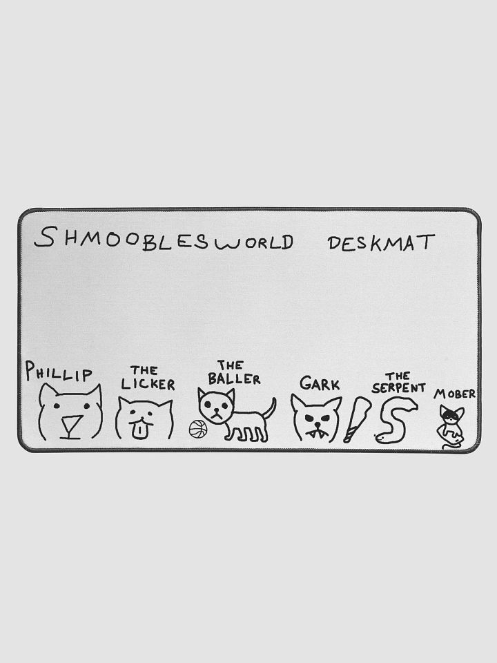 Shmooblesworld Deskmat Light Mode product image (1)