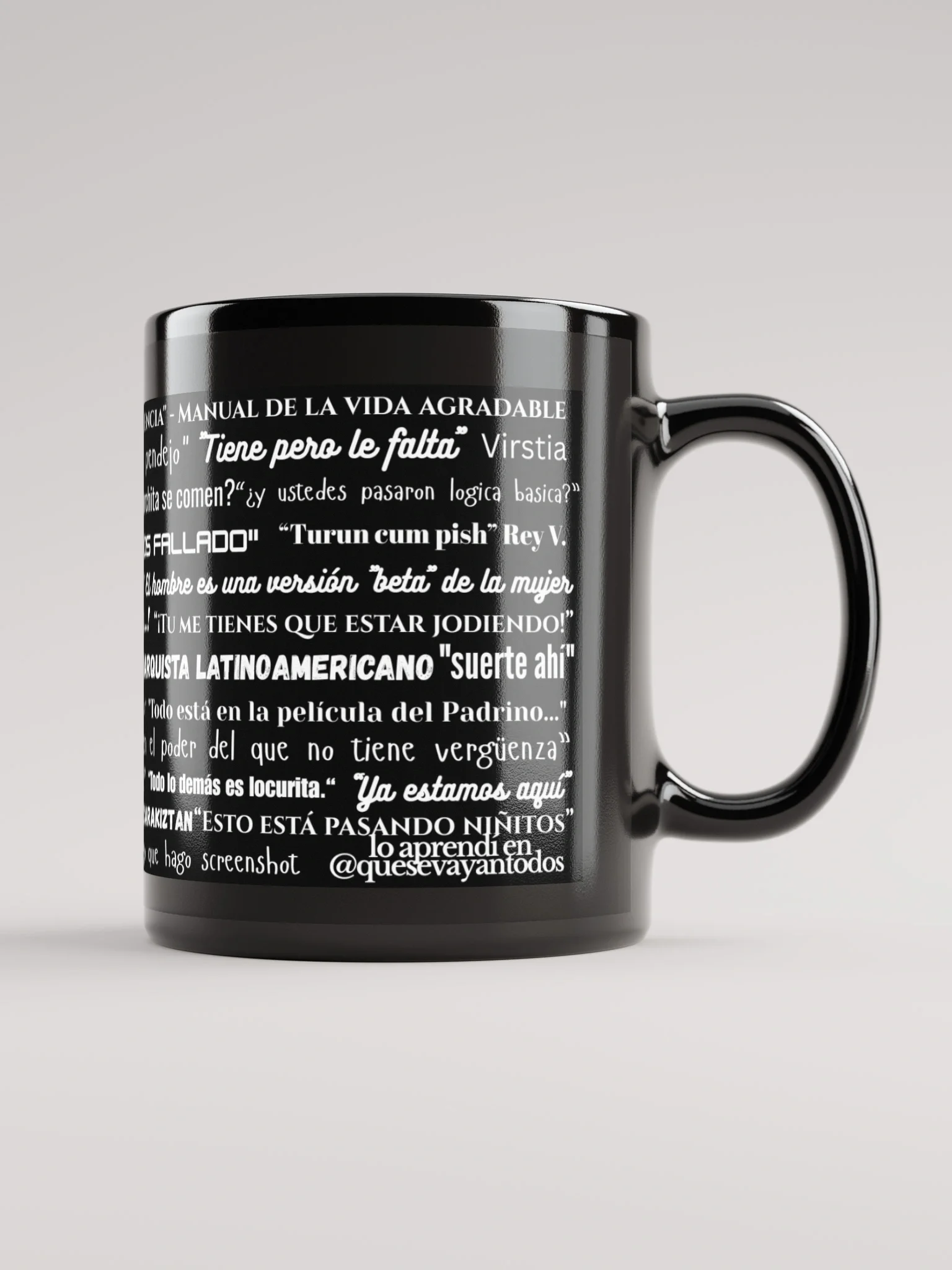 La taza Negra de frases product image (2)