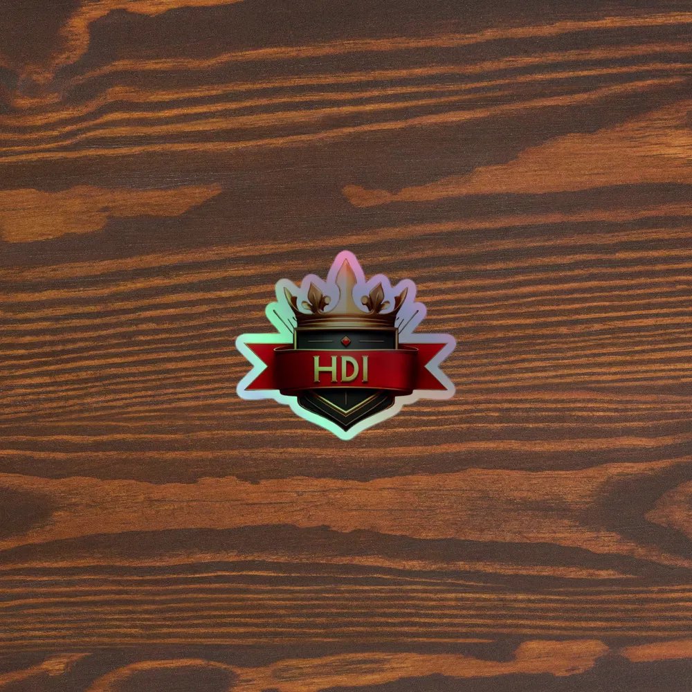 HDI Logo - Holographic Sticker product image (3)