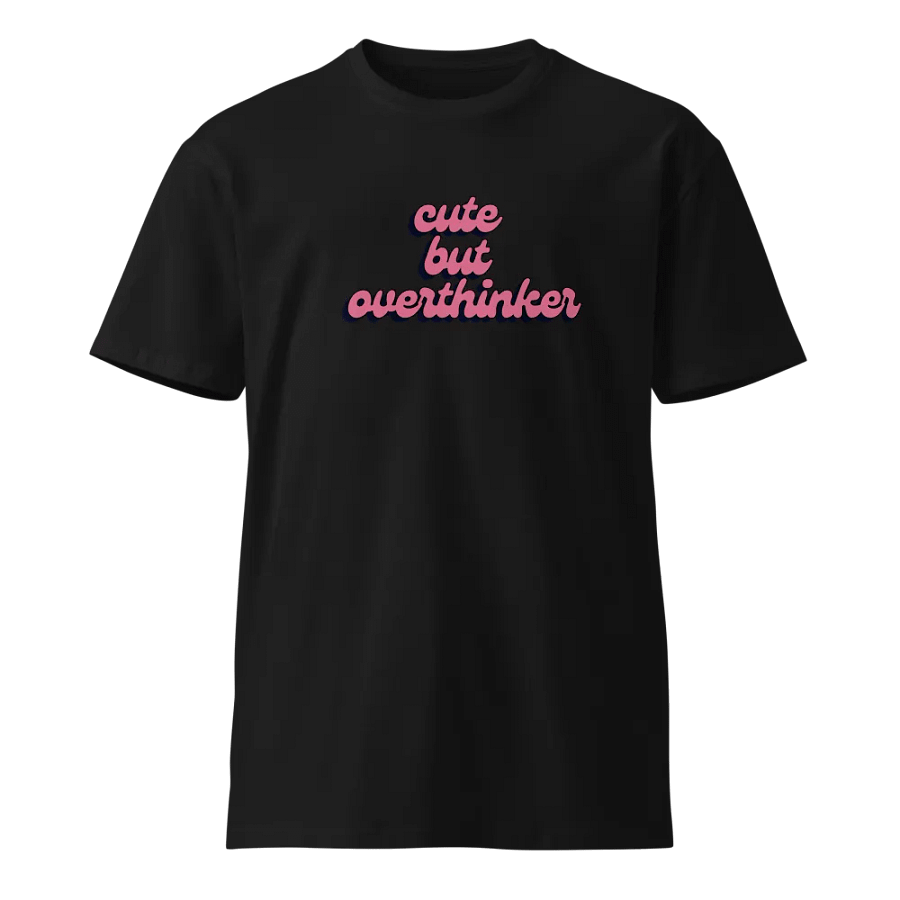 Cute But Overthinker - Aesthetic & Minimalist T-Shirt product image (1)