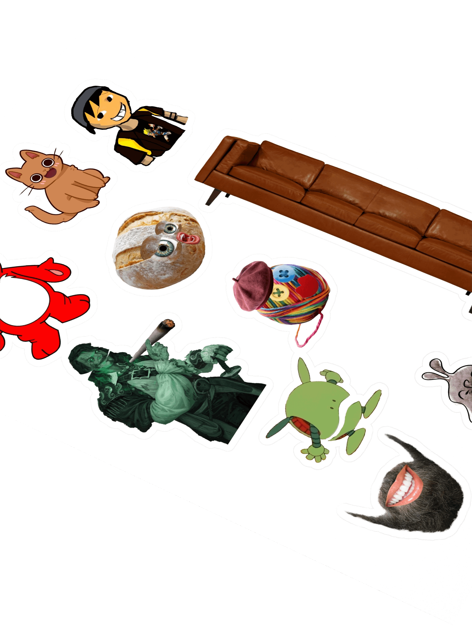 Couch Homies Sticker Sheet #2 product image (2)