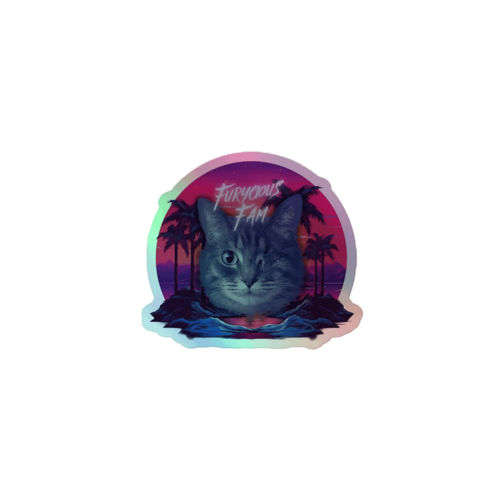Furycious Sunset Holographic Sticker product image (1)