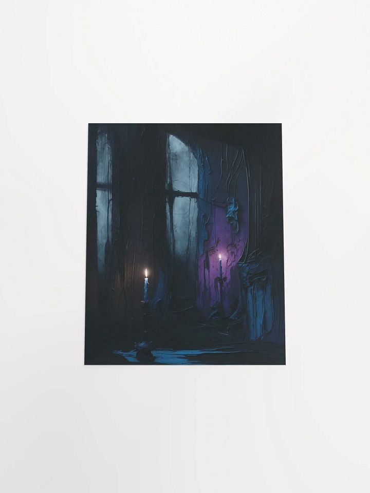 Mystic Candlelit Window Poster product image (8)