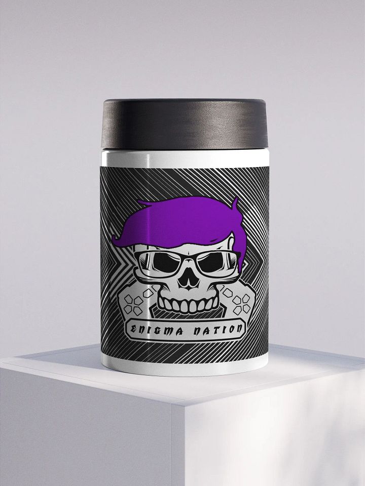 Enigma Nation Stainless Steel Koozie product image (1)