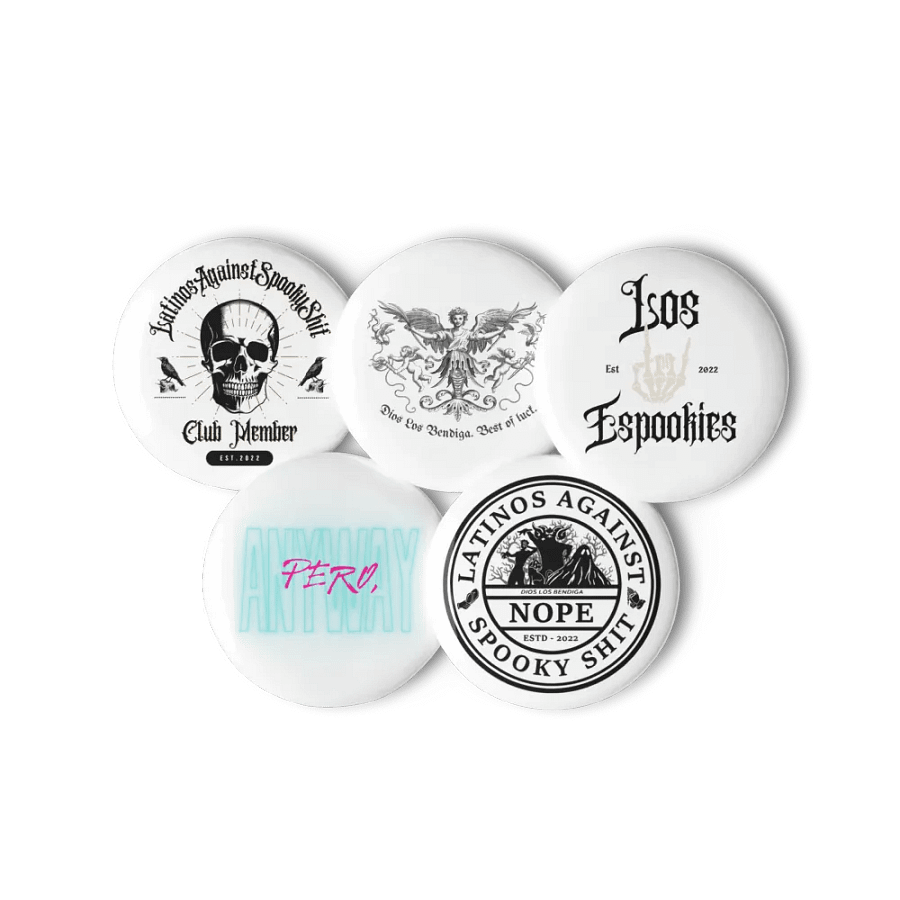 LatinosAgainstSpookyShit Variety Pins product image (6)