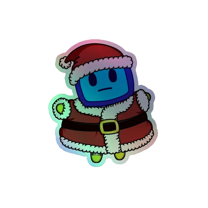 Holo Santa Kiss-Cut Sticker Set product image (2)