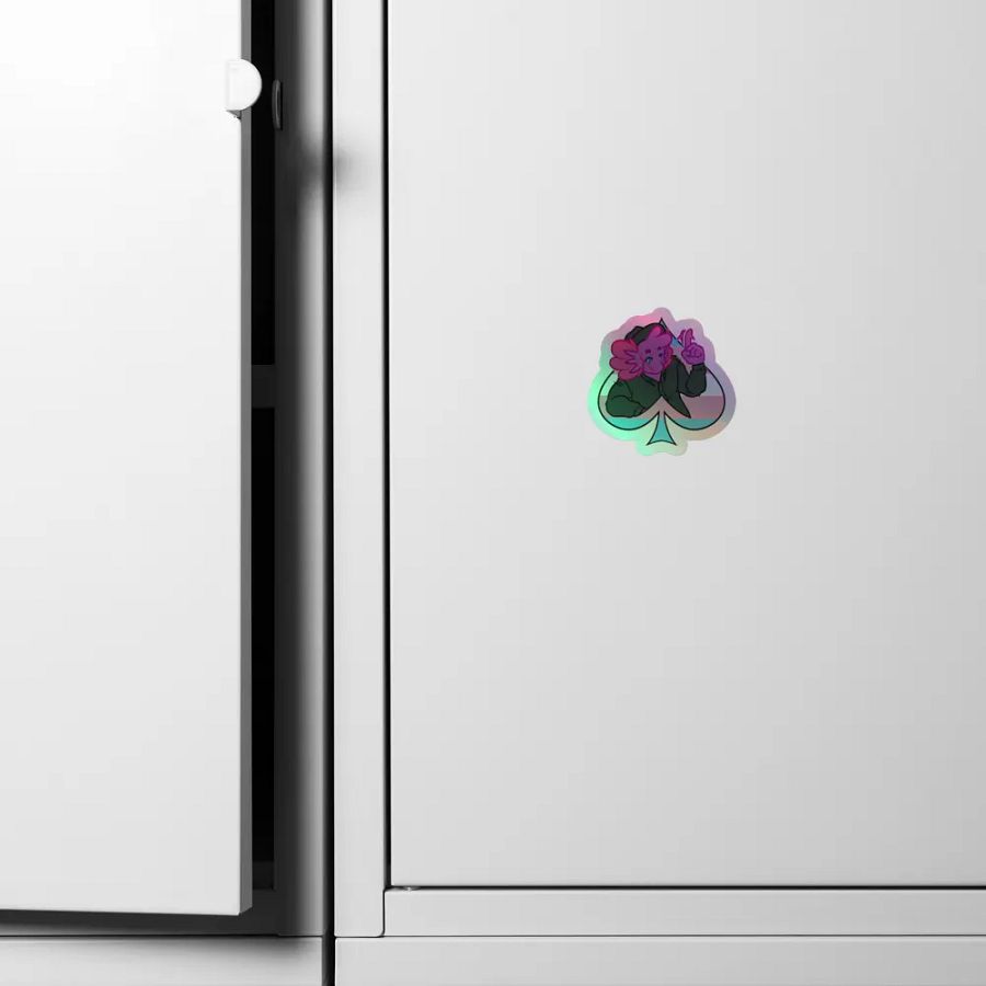 Trans in Spades | Kiss-Cut Holo Sticker product image (4)