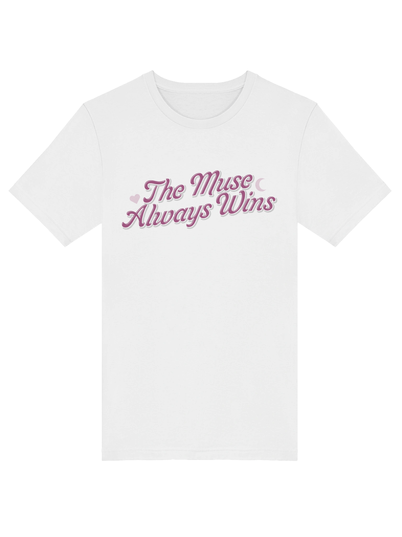 The Muse Always Wins Pink Logo Tee product image (13)