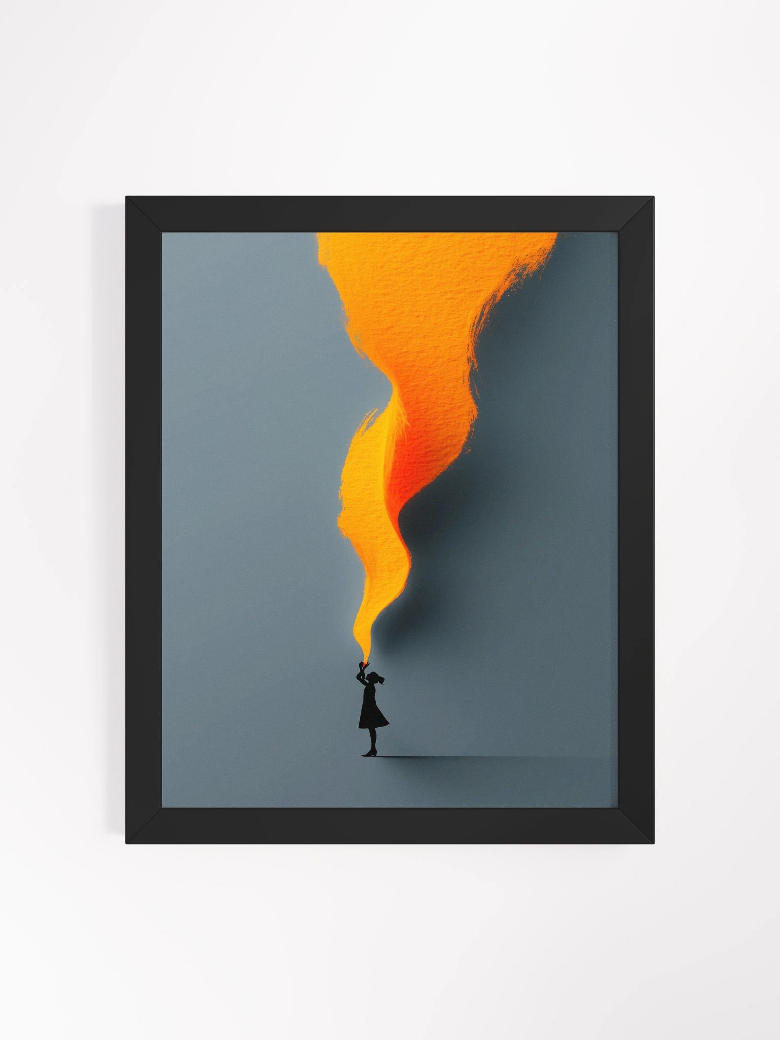 Flame of Imagination Framed Matte Wall Art Canvas product image (3)