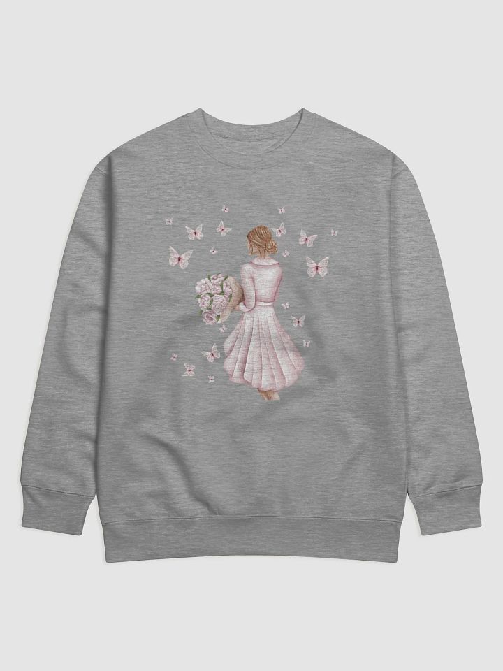 Woman Surrounded By Butterflies Sweatshirt product image (2)
