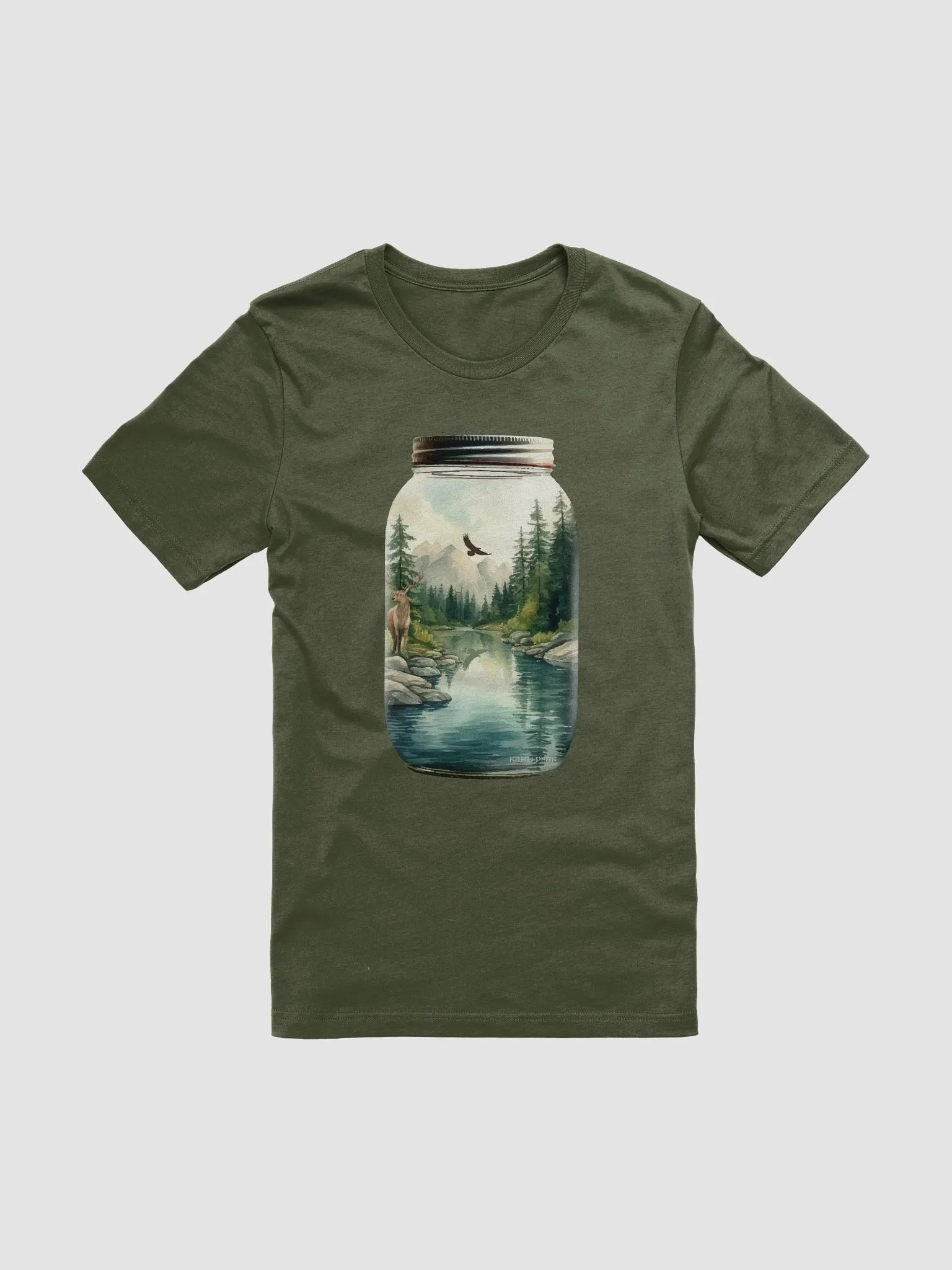 Wilderness Mason Jar Forest T-Shirt product image (1)