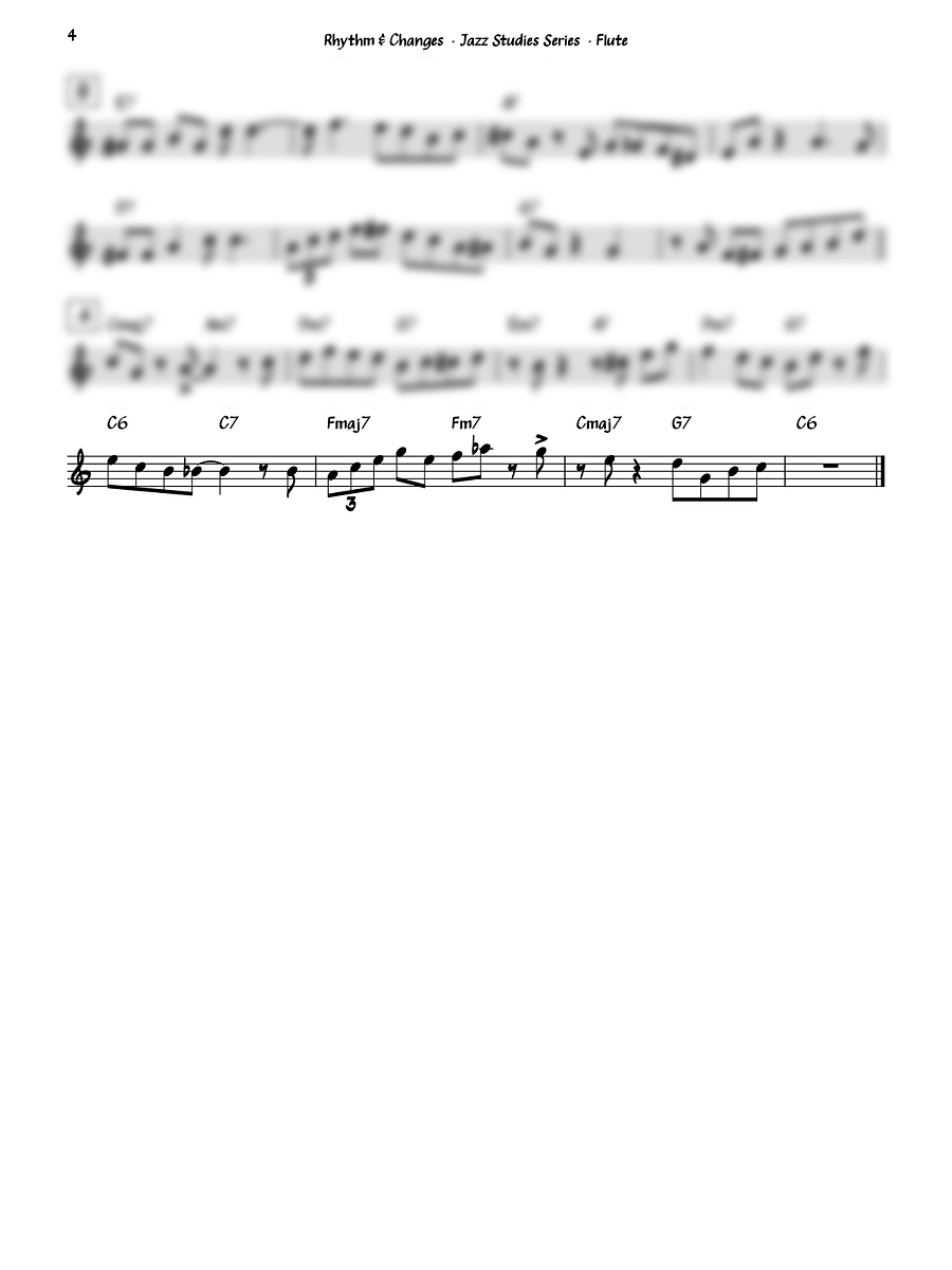 Rhythm and Changes - Flute product image (4)