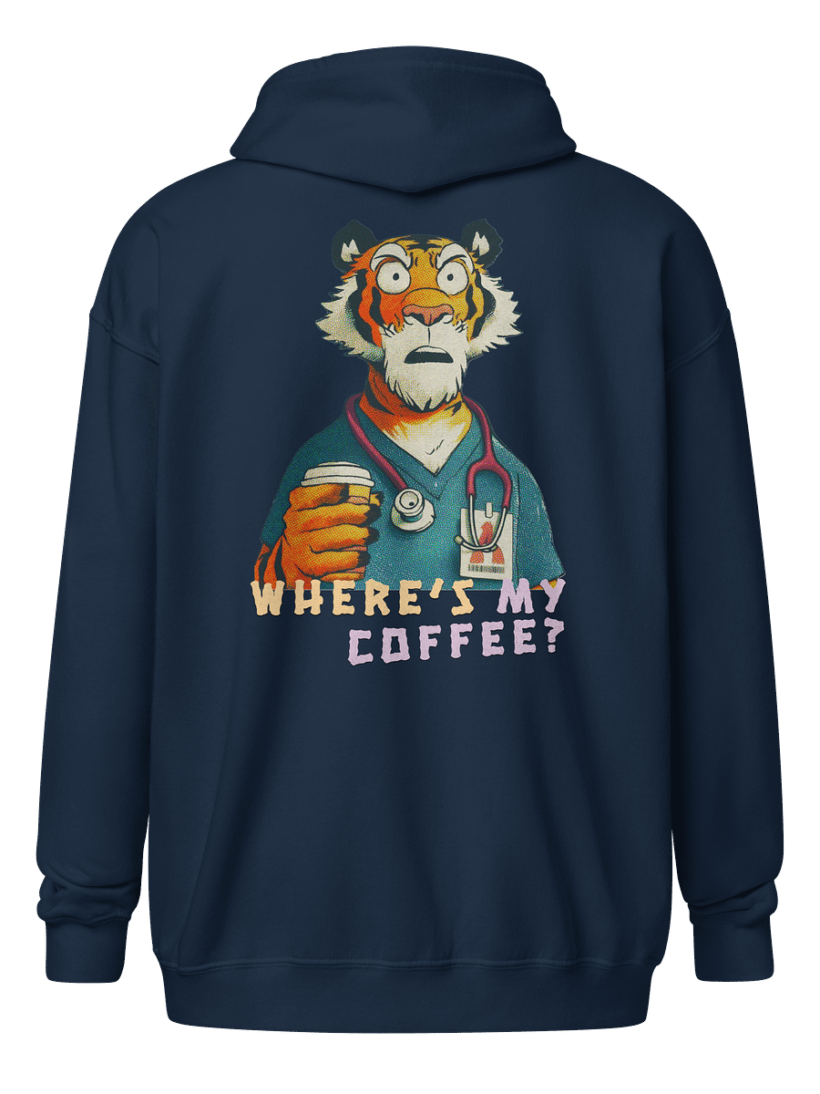 Nurse Coffee Zip Hoodie for Nursing Students product image (36)