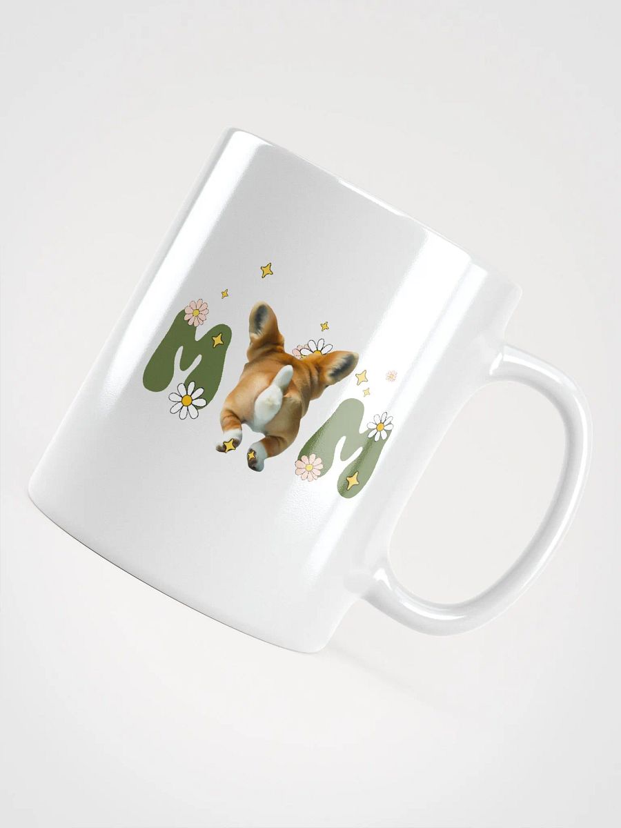 Corgi mom retro white coffee mug product image (9)