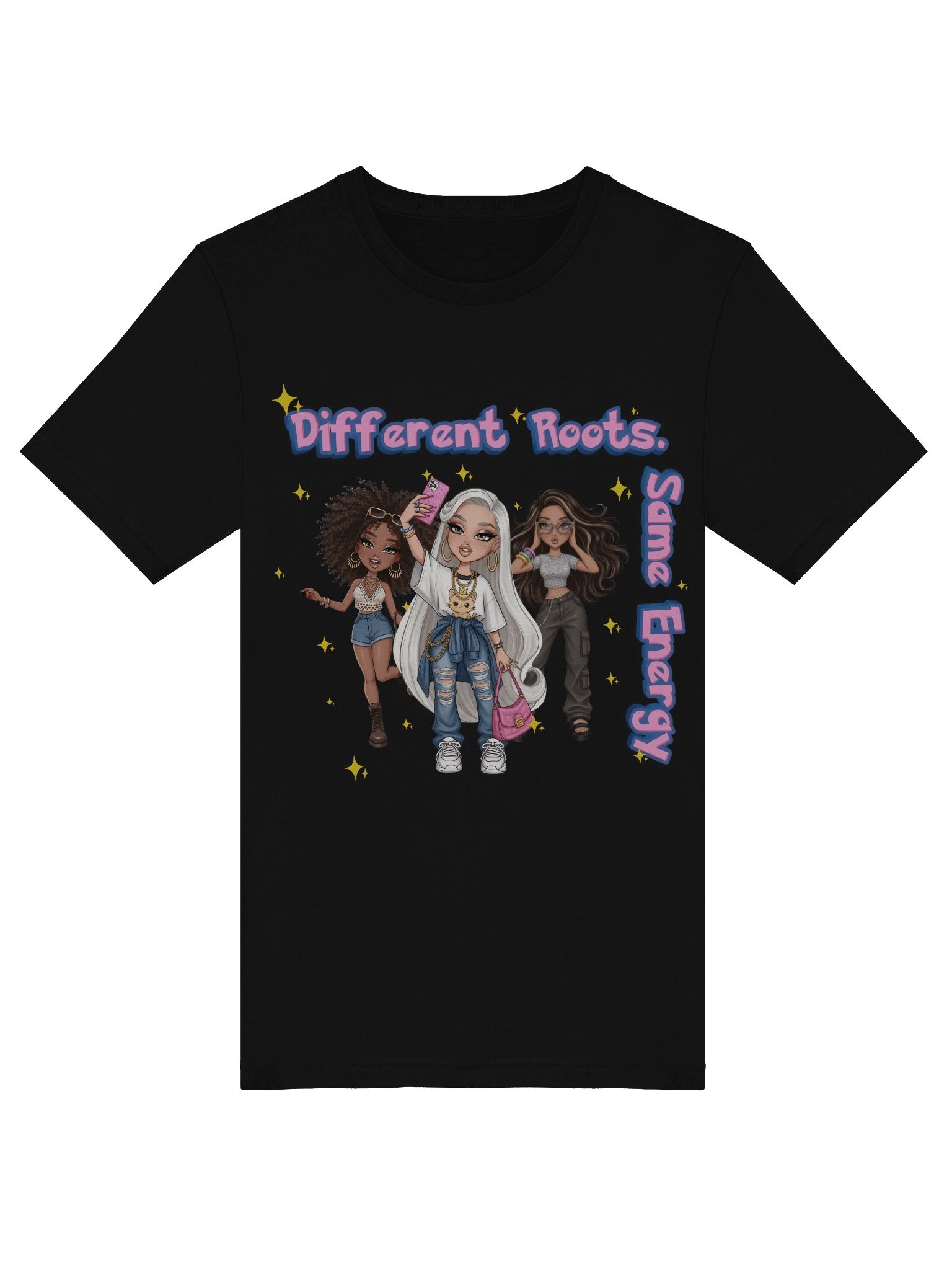 Yes, I’m That Girl T-Shirt – Different Roots Same Energy | Trendy Bratz-Inspired Graphic Tee for Women product image (47)