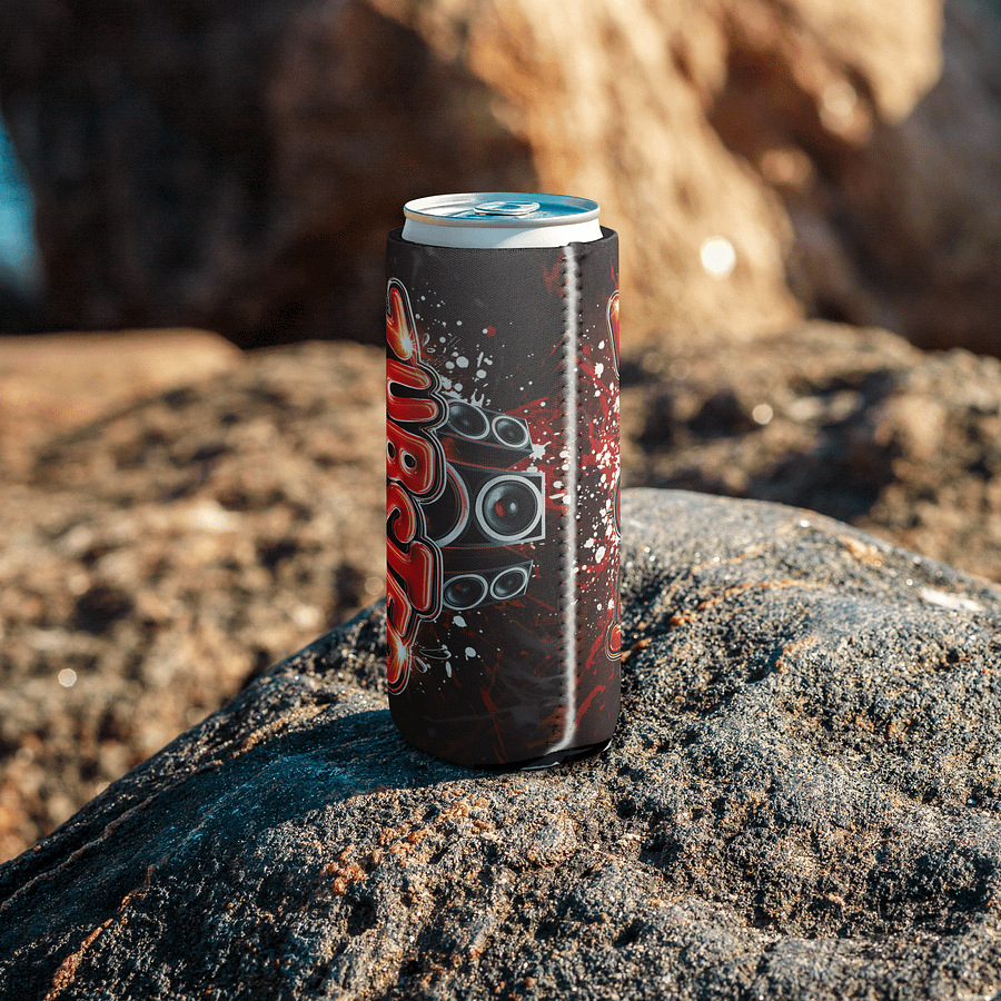 Zubstep Splatter Slim Can Koozie product image (7)