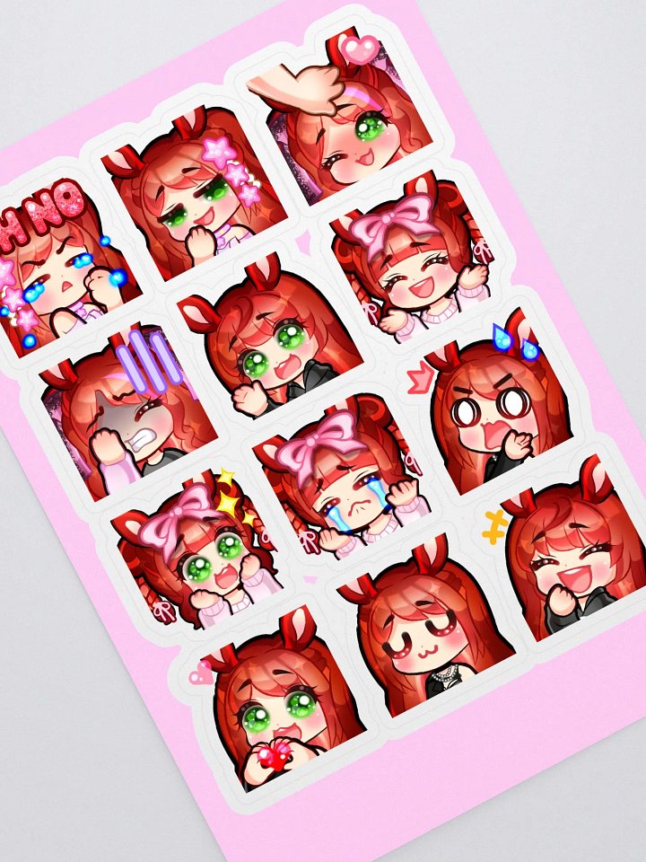Kryrena Emote Sticker Sheet product image (1)