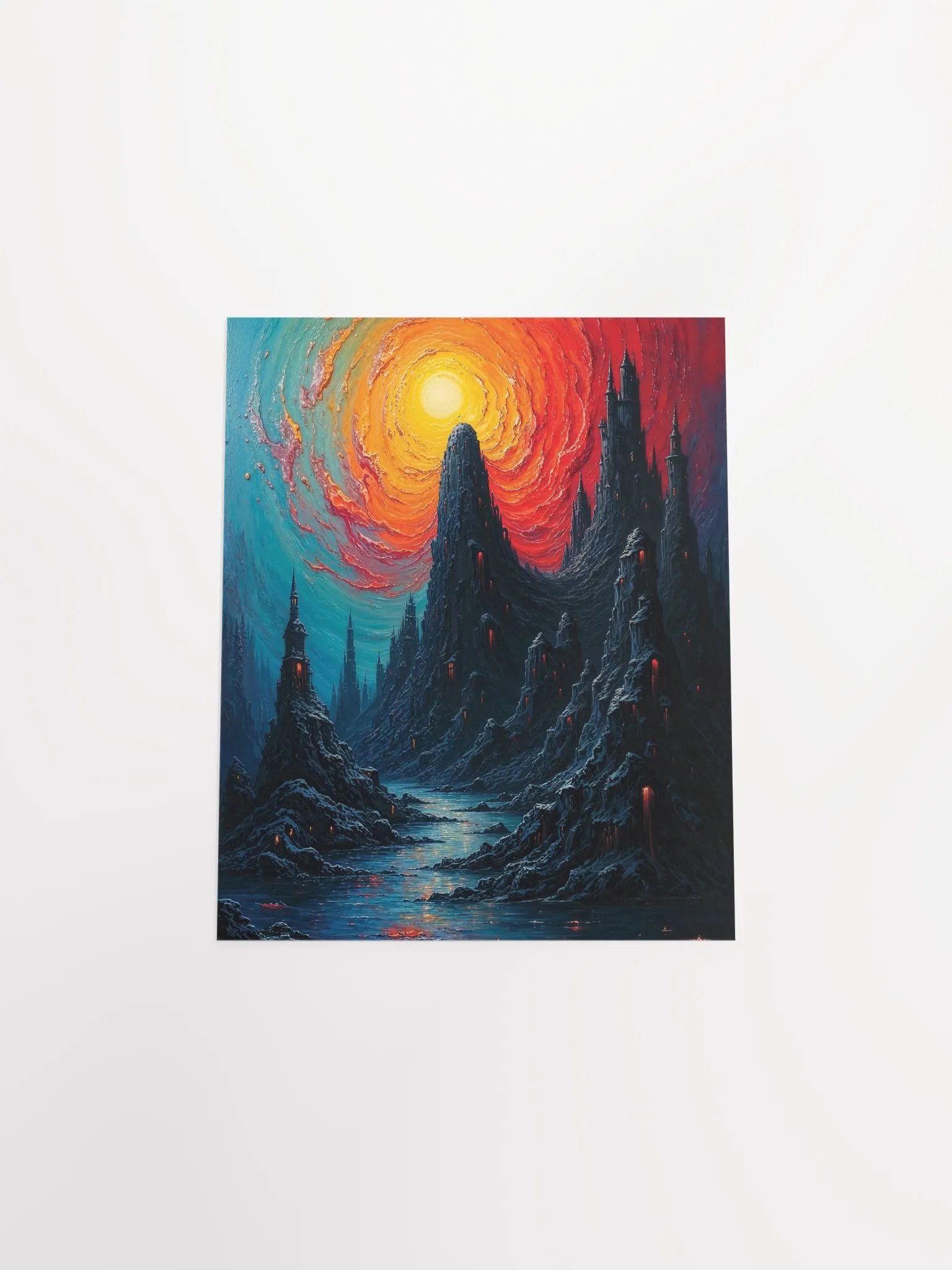 Mystical Tower Dreamscape Poster product image (26)