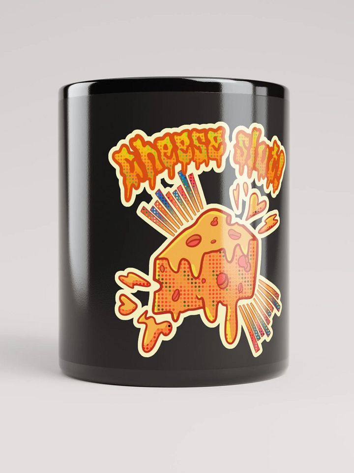 Cheese slut black mug product image (1)