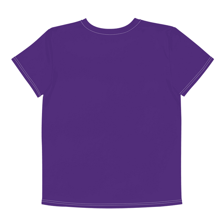 Purple Up For Military Kids Tee For Girls, Youth Size With Flowers product image (2)