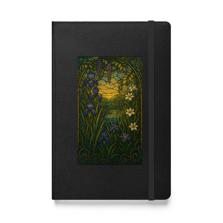 Iris Garden Hardcover Notebook product image (1)