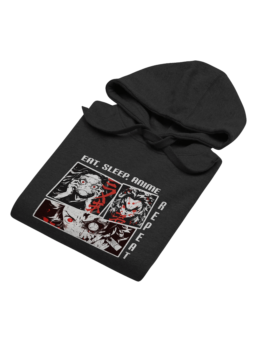 Eat, Sleep, Anime, Repeat Unisex Printed Hoodie product image (6)