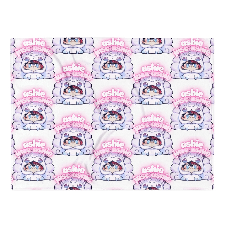 Ashie. Just Ashie. Printed Throw Blanket product image (2)