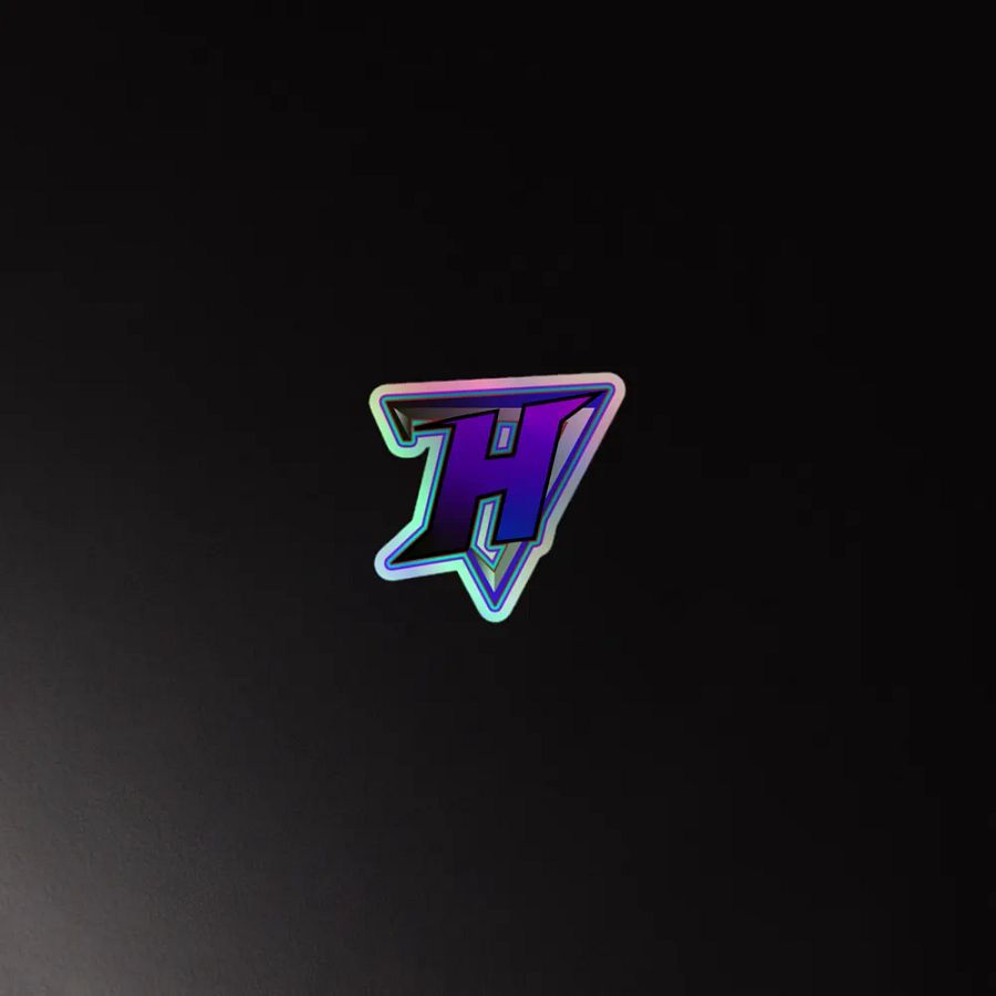 HugotheSumo Logo: Holographic Sticker Sheet product image (4)