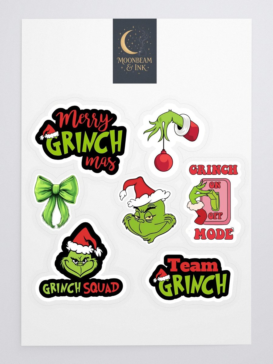 Grinch Sticker Sheet product image (3)